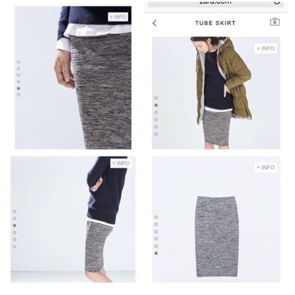 Zara pencil skirt